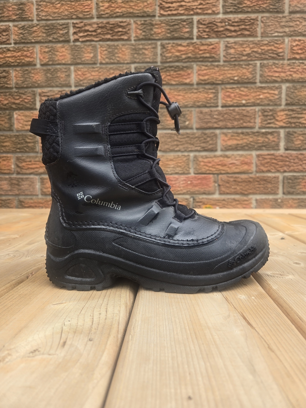 Columbia Kids Black Waterproof Snow Boot
